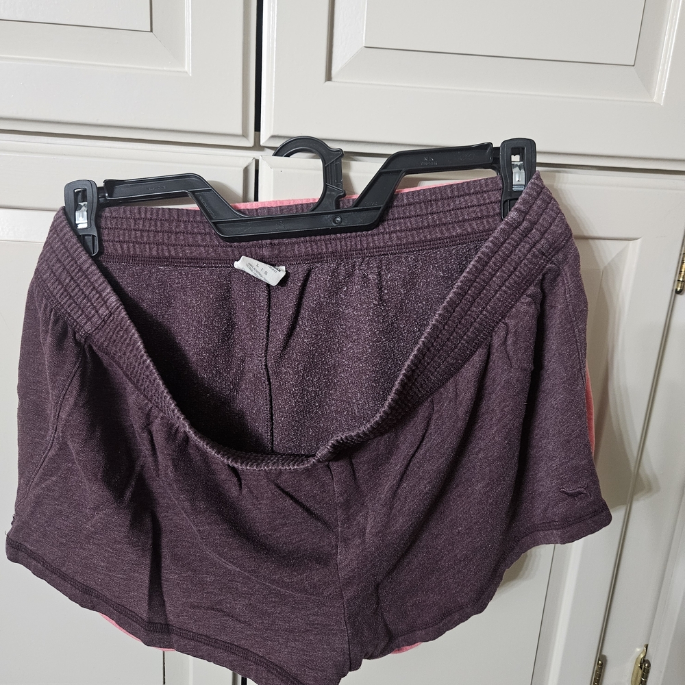PINK Victoria's Secret Purple Pajama Shorts Relaxed Fit